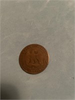 France 10 Cenitmes/ Cents 1853