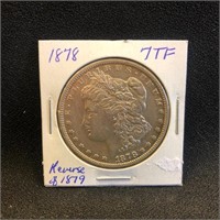 1878 Morgan Dollar 7TF (Reverse of 1879)