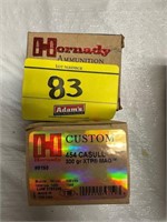 (2) BOXES OF HORNADY CUSTOM 454 CAPSULL 300 GR