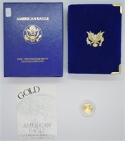 1996  5$ PROOF GOLD EAGLE W BOX PAPERS