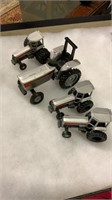 4 Mini Toy Tractors