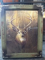 Holographic deer wall art