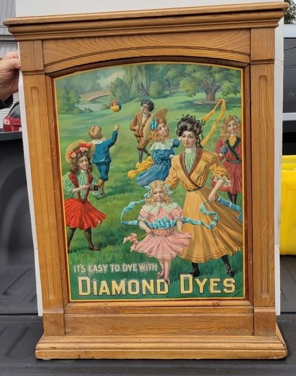DIAMOND DYES CABINET WELLS & RICHARDSON 1906