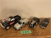 4 Toy Vehicles
