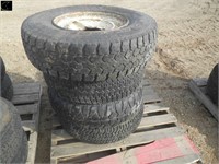 4 Tires on Rims - 235/85 R 16
