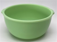 Vtg Jadeite Glass Mixing Bowl