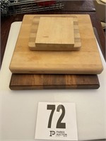 Assortment Cutting Boards (wood and plastic)