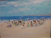 Donald Fraser, beach scene