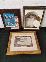 Framed Bald Eagle Print, Henley Regatta, Topps+