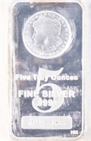 Coin 5 Oz .999% Silver Bar