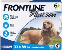 FRONTLINE Plus for Medium Dogs Up to 23 to 44 lbs