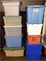 (10) Storage Totes