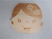 Baby Tooth Box ,Wooden Kids Keepsake Organizer for