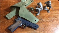 Marx Toys 45 Caliber replica toy  with slide