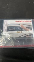 Tape On Window Visors - Unknown Car Brand/Model