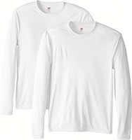 Hanes Men's Medium Long Sleeve Cool Dri T-Shirt