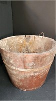 Old Wood Maple Syrup Bucket