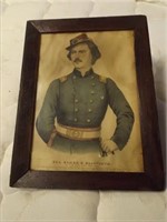 ART: Civil War Portrait - Wood Framed