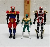 3 Power Ranger Figures