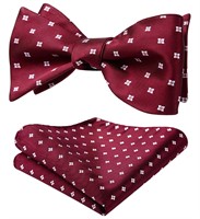 Mens Tuxedo Fashion Pre-tied Bow tie Pocket