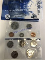 1999 Uncirculated Coin Set, Philadelphia,
