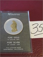 MINRRUA GOLD AND SILVER COIN
