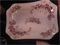 Ironstone 18" deep platter attributed to Carlsbad