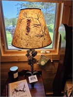 Pinecone lamp 31" t