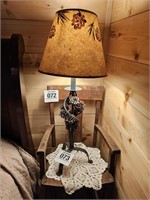 Pinecone lamp 31" t
