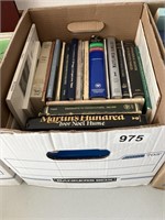 Box of genealogy books
