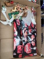 Car gift bag, deer figures, animal figures