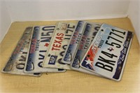 SELECTION OF TEXAS LICENSE PLATES