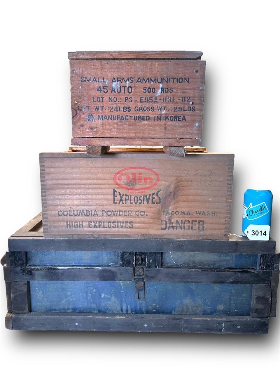 Wood Ammunition & Explosives Boxes