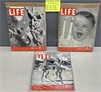 3 Vintage Life Magazines