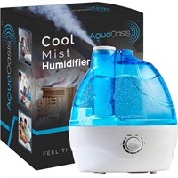 AquaOasis® Cool Mist Humidifier (2.2L Water Tank)
