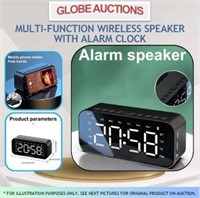 WIRELESS SPEAKER WITH ALARM CLOCK (MULTI-FUNCTION)