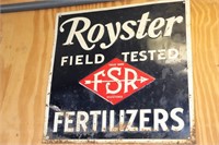 Royster Field Tested Fertilizer Metal Sign