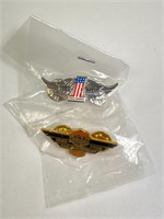 2- Vintage Metal Harly Davidson Pins