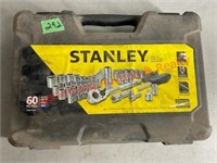 Stanley 60 Piece Socket Set 1/4" 3/8" Drive