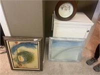 3 Pcs of Hand Painted Cox Artwork