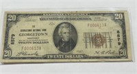 1929 20$ “The Georgetown National Bank Georgetown