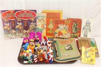 Group of Children's Books and McDonalds Toys