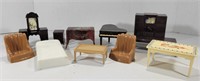 Lot of Plastic Doll House Furniture