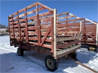 16' Wood Bale Rack and Gear