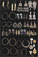 Grouping of Silver Earrings