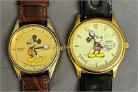 2 Disney Mickey Mouse Men's Watches. Seiko Sports