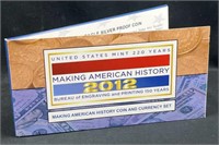 2012 Making American History Coin/Currency Set