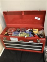 Craftsman tool box w/tools.