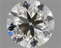 Gia Certified Round Cut .90ct Si2 Diamond