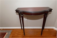 Vintage Bombay Company Demilune Console Table